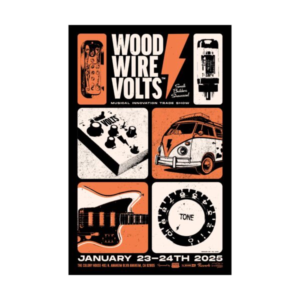 Wood Wire Volts Poster